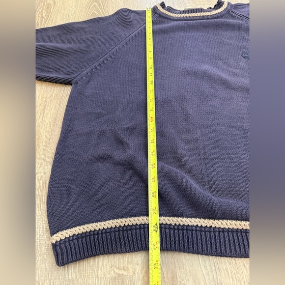 Timberland Vintage 90’s Men’s Navy Crewneck Sweater Large - Picture 5 of 7